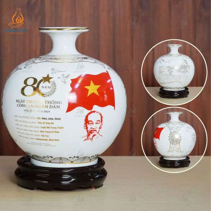 Bình hút lộc kỉ niệm ngày Truyền thống công an nhân dân