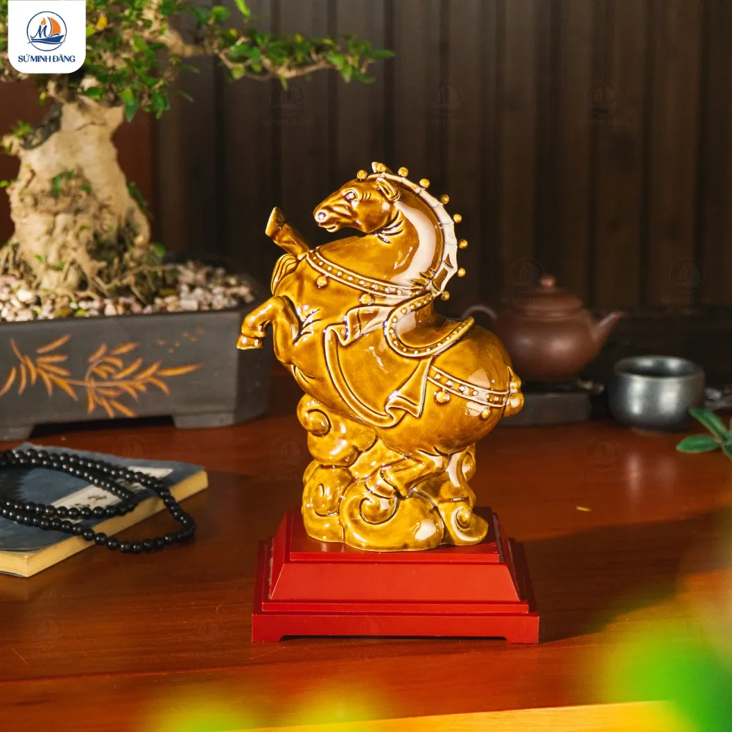 Tượng Gốm Mã Ú Vượng Tài