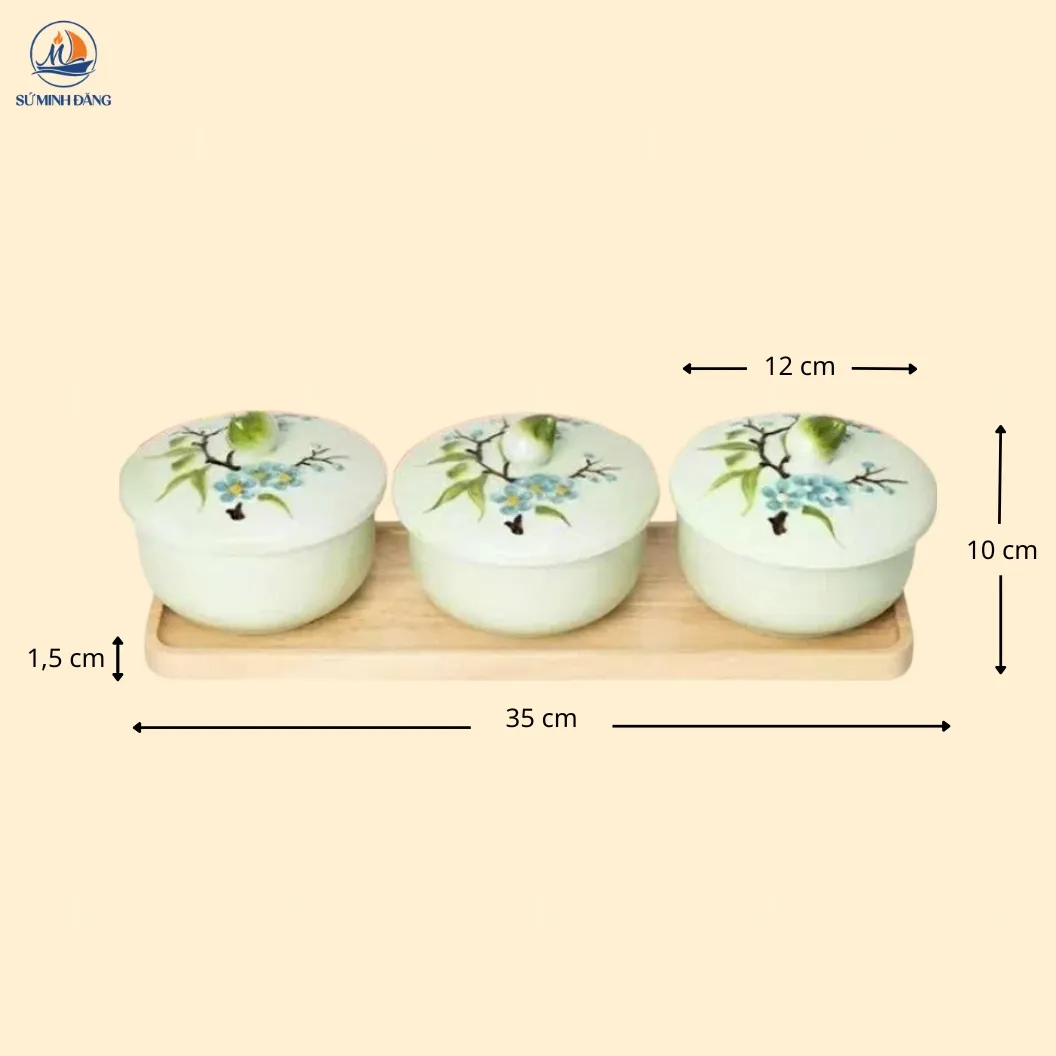 Hũ đựng mứt Phúc Đào