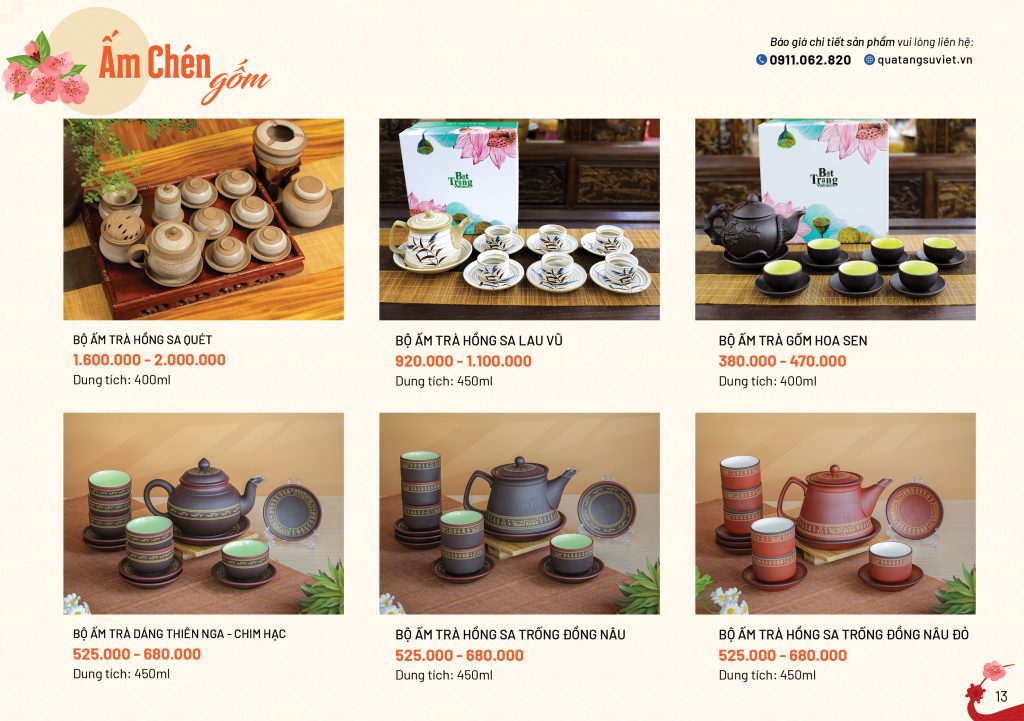 Catalog Quà tặng Sứ Việt