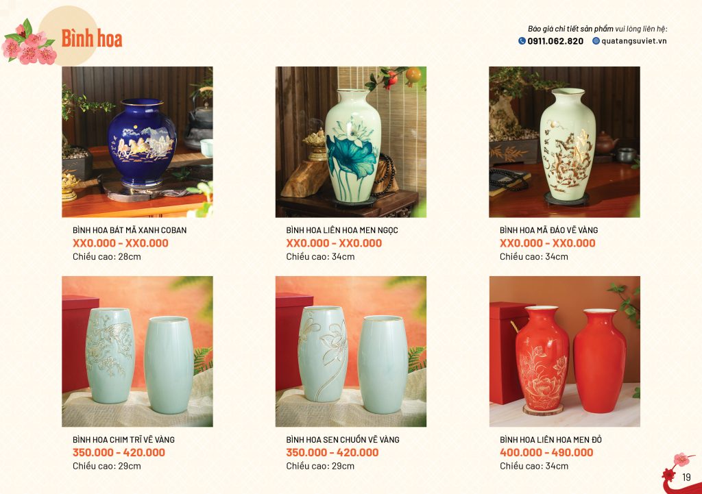 Catalog Quà tặng Sứ Việt