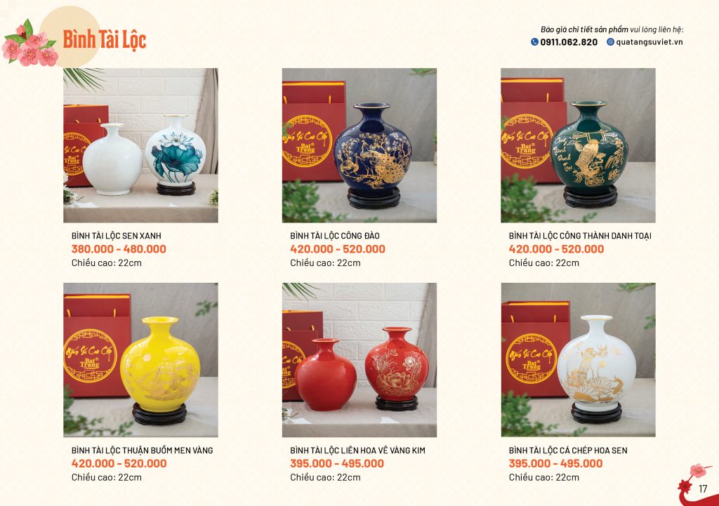 Catalog Quà tặng Sứ Việt