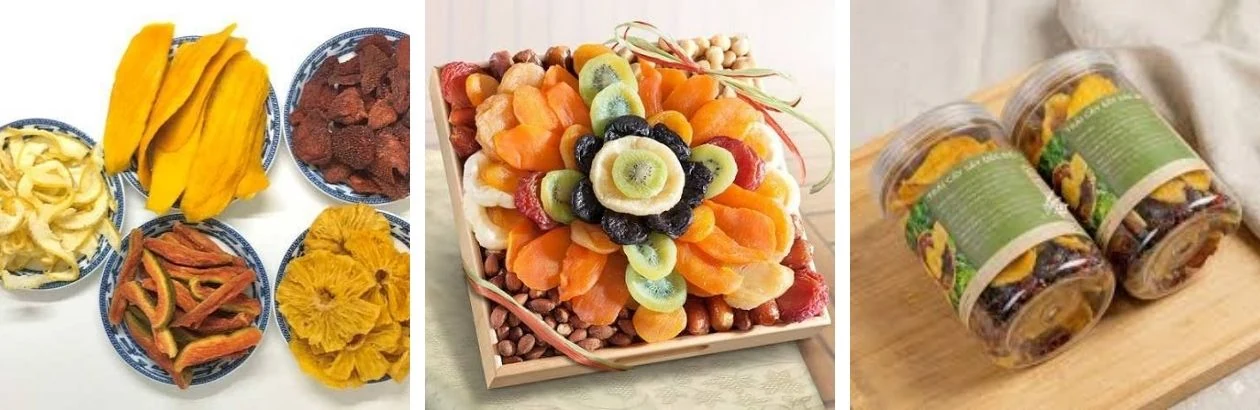 trái cây sấy (99 Quà Tết Công Nhân)