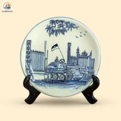 Đĩa sứ kỉ niệm Giải Phóng Miền Nam
