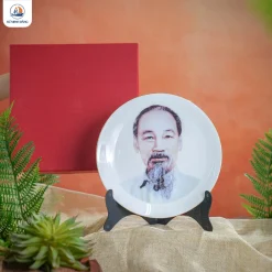 Đĩa kỉ niệm in hình Chủ tịch Hồ Chí Minh