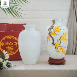 Bình gốm Mai Ngũ Phúc