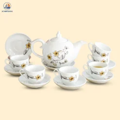 Bộ trà trắng Gió Đồng