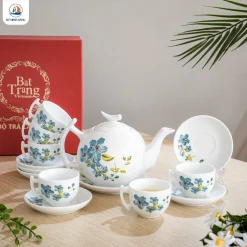 Bộ trà trắng Đồng Xanh