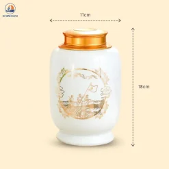 Kích thước Hũ trà Chiến Thắng