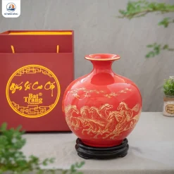 Bình hút lộc Mã đáo thành công kẻ vàng kim
