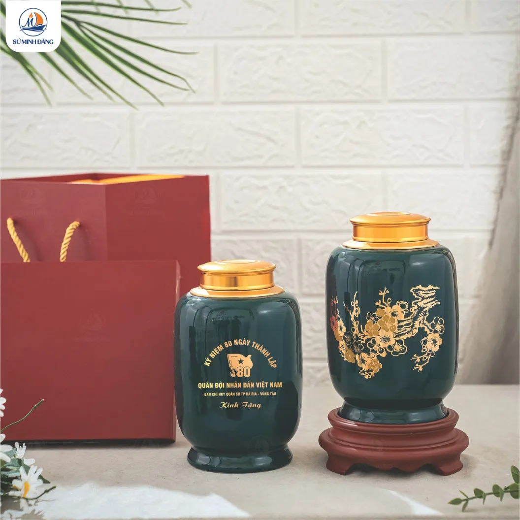 hũ đựng trà in logo khoảng 200k