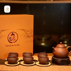 Ấm tách trà An Thổ Túc dáng tròn