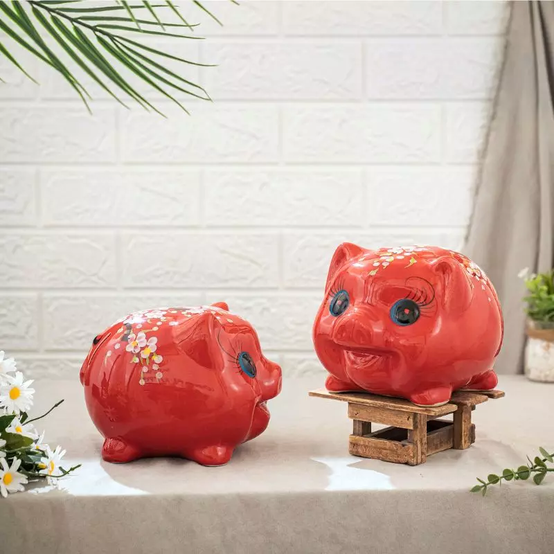 heo đất in logo làm quà tặng ngân hàng