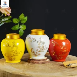 Set hũ trà Lựu Khai Phú Quý