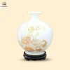 Bình hút lộc Liên Hoa Vọng Ngư kẻ vàng kim