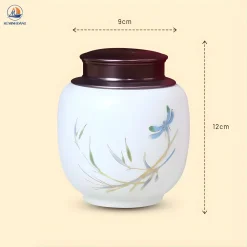Kích thước hũ trà trúc chuồn
