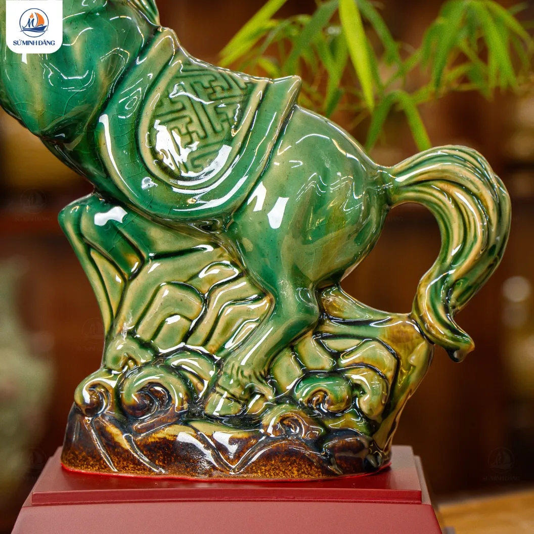 Tượng Gốm Lộc Mã Tụ Tài - Ảnh 4