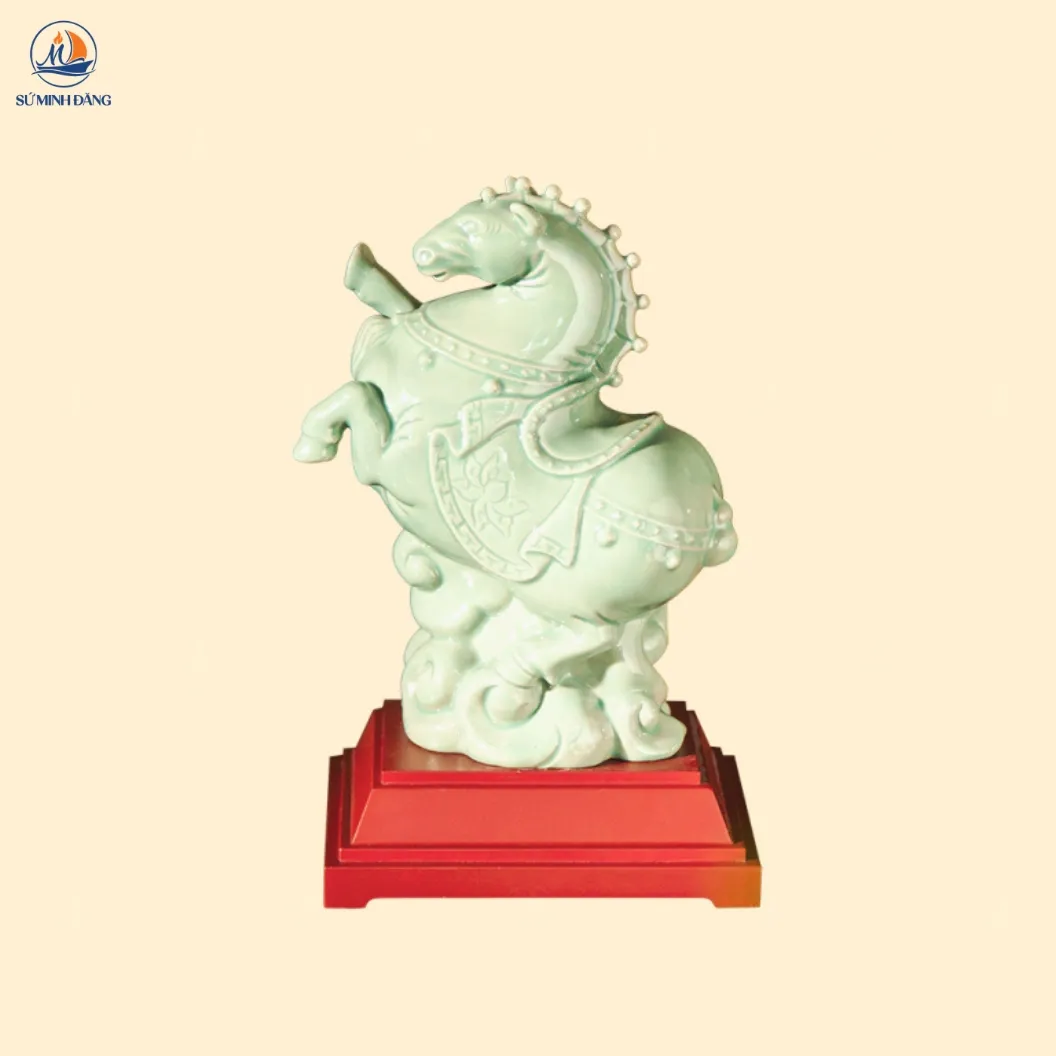 Tượng gốm Mã Ú Vượng Tài