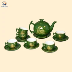 Bộ ấm chén uống trà Thuận Buồm Xuôi Gió