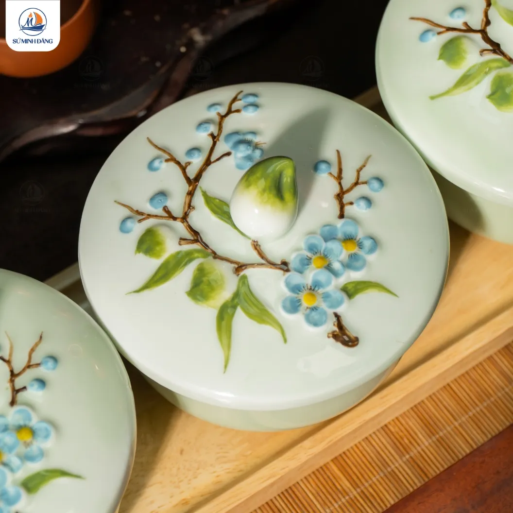 Hũ Đựng Mứt Phúc Đào - Ảnh 13