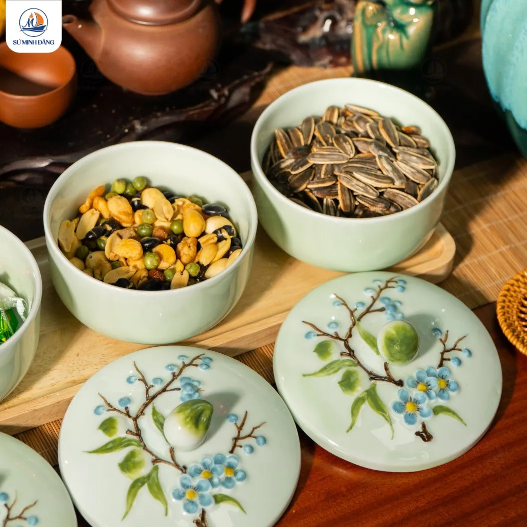 Hũ Đựng Mứt Phúc Đào - Ảnh 15