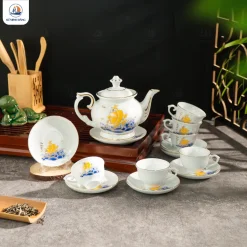 Bộ ấm chén đài các Thuận Buồm Xuôi Gió