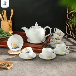 Bộ trà bưởi lửa Thuận Buồm Xuôi Gió