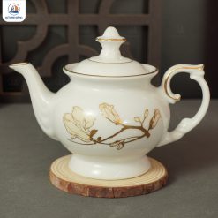 Bộ ấm chén Hoa Mộc Lan dáng đài các