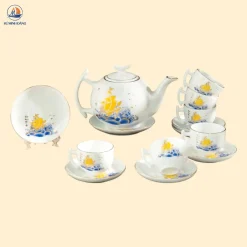 Bộ ấm trà trăng khuyết Thuận Buồm Xuôi Gió