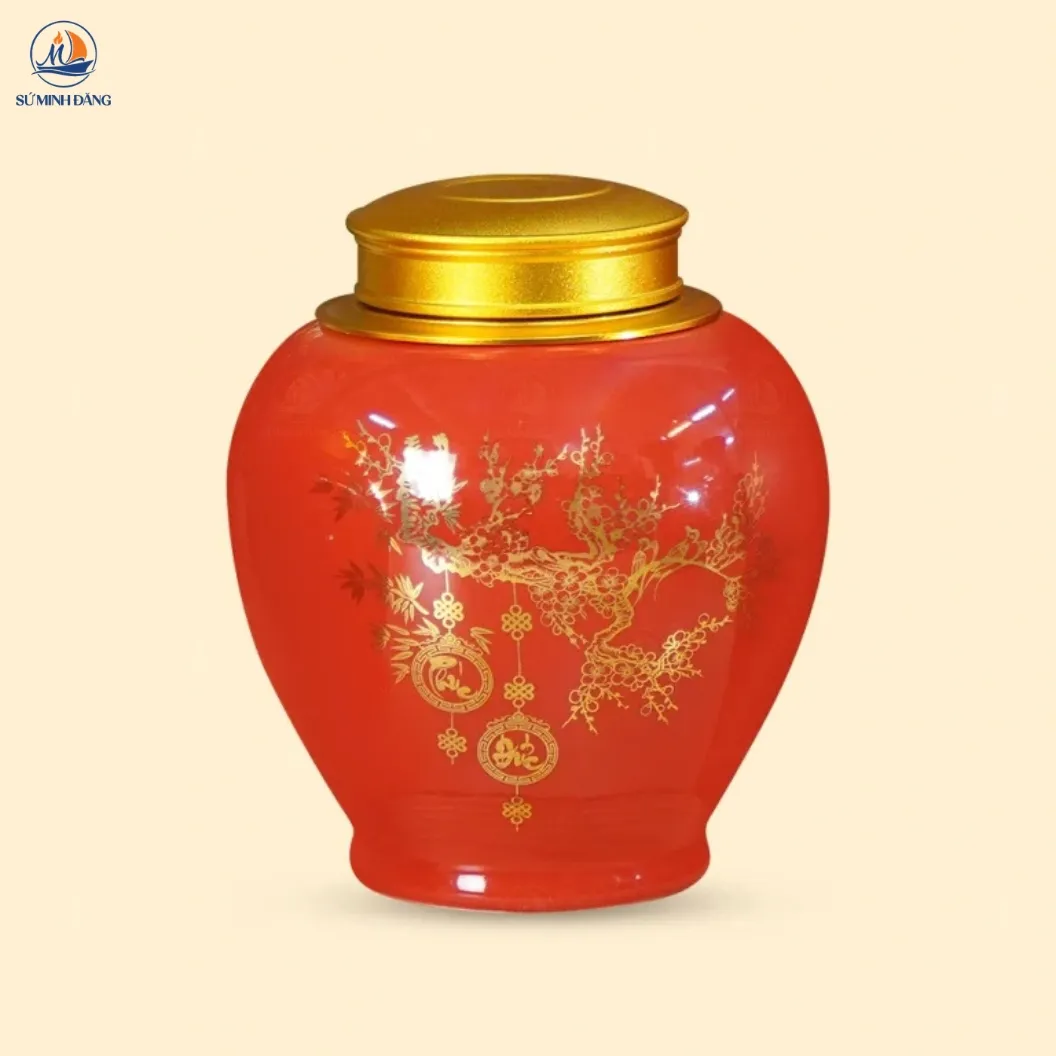 Hũ đựng trà Phúc Đức