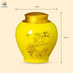 Hũ đựng trà Cây Trúc