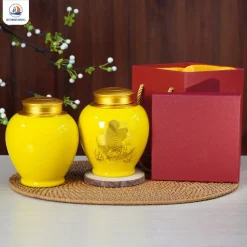 Hũ đựng trà Cá Rồng