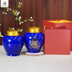 Hũ đựng trà Cá Rồng