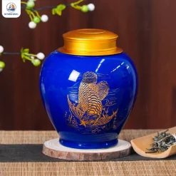 Hũ đựng trà Cá Rồng