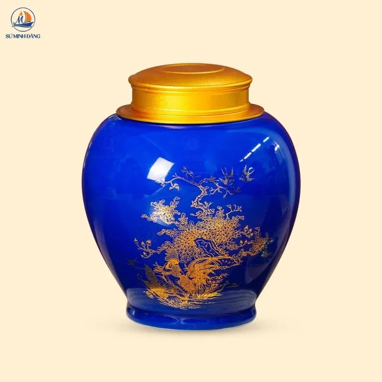 Hũ đựng trà Cúc Kê
