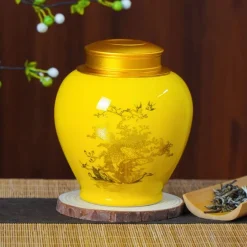 Hũ đựng trà Cúc Kê
