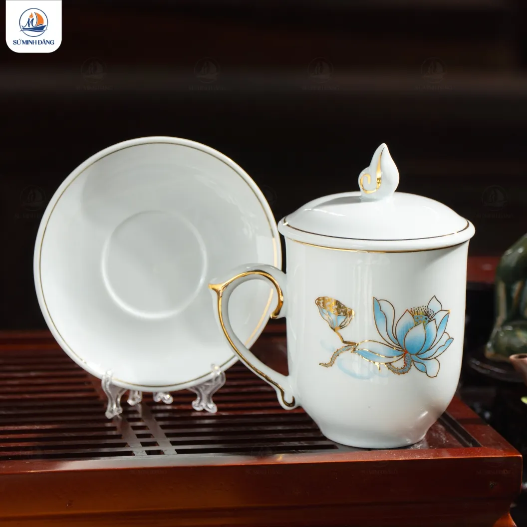 Cốc Sứ Sen Nước - Ảnh 2