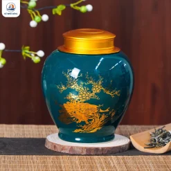 Hũ trà gốm Công Đào