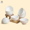 Bộ 10 bát cơm quà tặng kẻ vàng kim