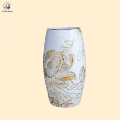 Bình gốm Liên Hoa Kim Sắc