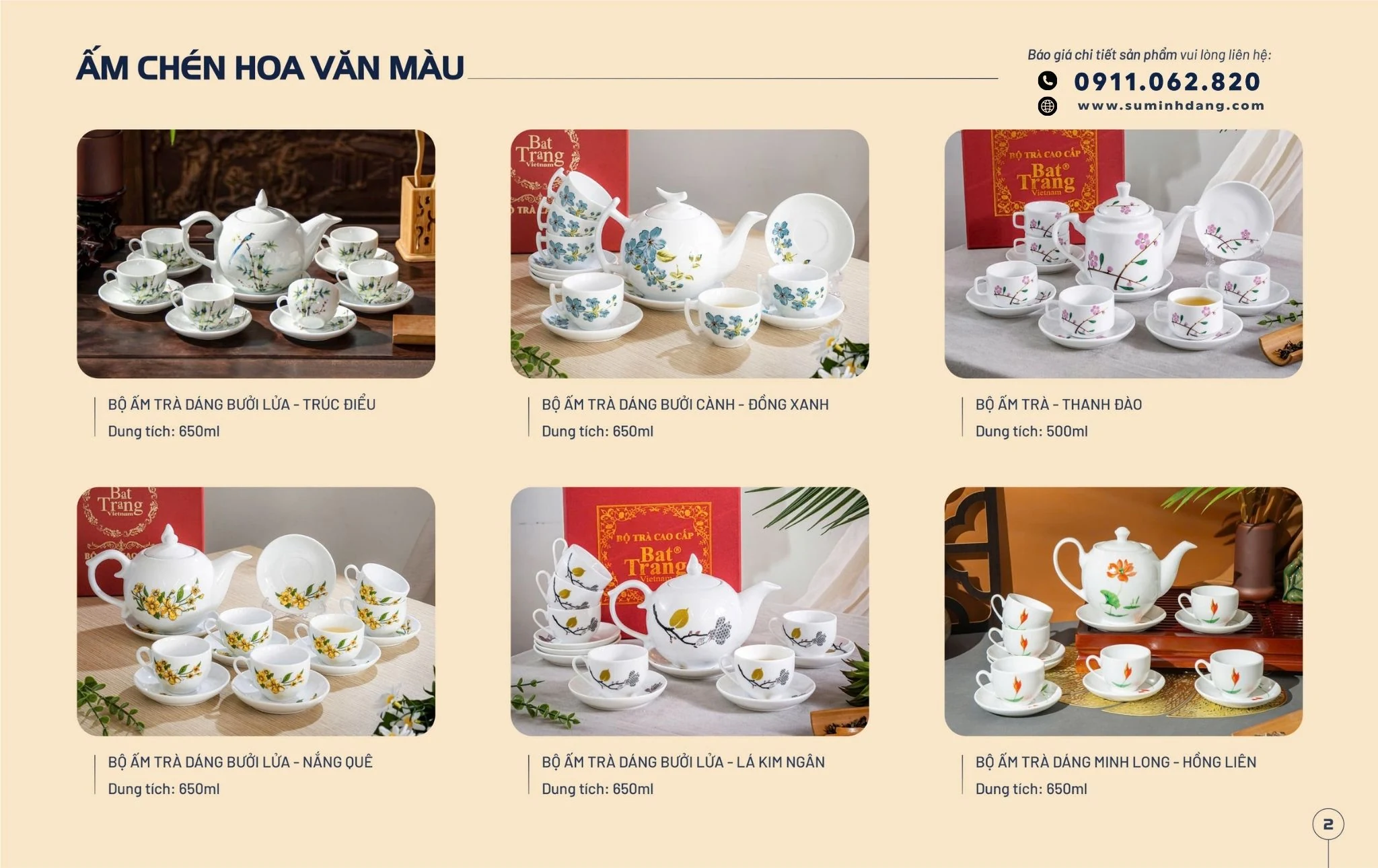 ấm chén hoa văn màu catalogue minh đăng (2)