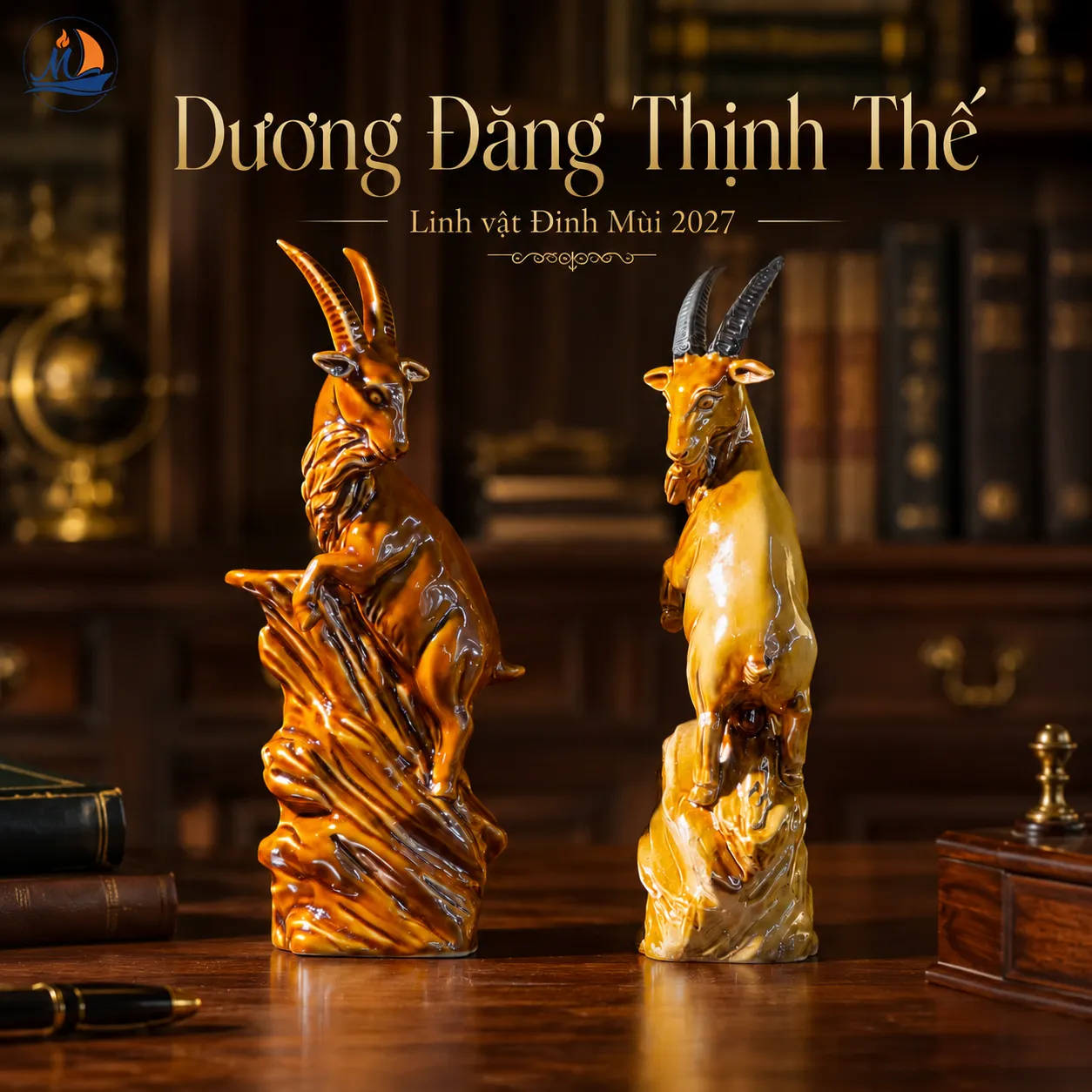 Tượng Dê Dương Đăng Thịnh Thế – Linh Vật Đinh Mùi 2027